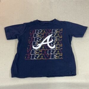 EUC boys short sleeve Atlanta braves t-shirt